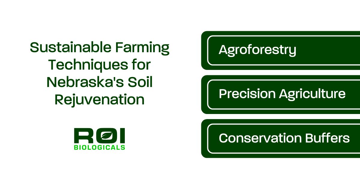 Farming tips to help Nebraska's soil graphic | ROI Biologicals